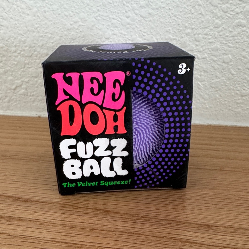 Needoh fuzzball in purple